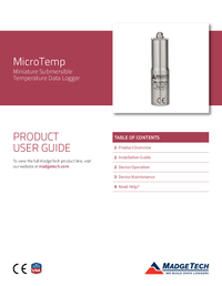 Thumbnail of document Manual - MicroTemp Data Logger